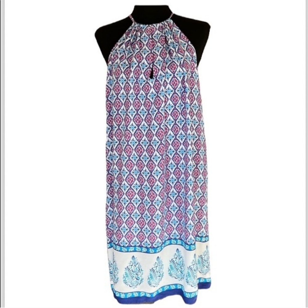 Tommy Bahamas neck halter dress